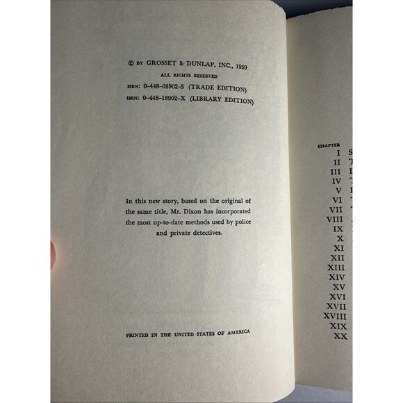 The Hardy Boys 2: The House On The Cliff by Franklin W. Dixon 1959 1st Edition - Picture 9 of 9